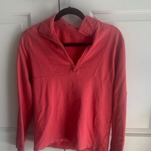 Boys Vineyard Vines Sz 16Coral Quarter-Zip Sweatshirt